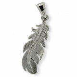 Southern Gates Sterling Silver Feather Pendant photo