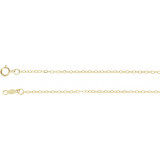 14K Yellow 1.5 mm Cable 7 Chain - CH466243989P photo