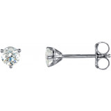 14K White 1/3 CTW Diamond Stud Earrings - 6623360087P photo