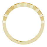 14K Yellow Stackable Geometric Ring - 51738102P photo 2