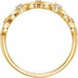 14K Yellow .08 CTW Diamond Infinity-Inspired Ring - 123285601P photo 2