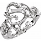 14K White Metal Fashion Ring - 540022470P photo