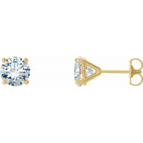 14K Yellow 1/2 CTW Diamond 4-Prong Cocktail-Style Earrings - 297626045P photo