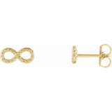 14K Yellow Infinity-Inspired Rope Earrings - 86682601P photo