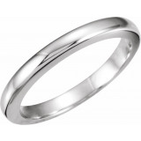 Platinum #13 Tapered Bombu00e9 Solstice Solitaireu00ae Matching Band for 1.5-2 CT - 50113212744P photo