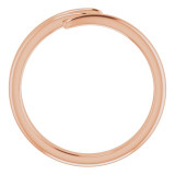 14K Rose Bypass Ring - 51758103P photo 2