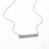 Southern Gates Sterling Silver Bar Necklace photo