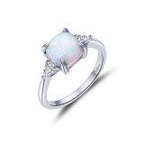 Lafonn Platinum Three-Stone Engagement Ring - R0477OPP09 photo