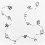 Southern Gates Sterling Silver Inspiration Rose Quartz Adjustable Necklace photo