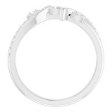 14K White 1/5 CTW Diamond Ring - 122899600P photo 2