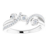 14K White 1/5 CTW Diamond Ring - 122899600P photo 3