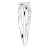 14K White 1/5 CTW Diamond Ring - 122899600P photo 4