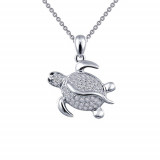 Lafonn Sea Turtle Pendant Necklace - P0154CLP18 photo