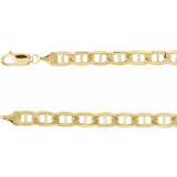 14K Yellow 6 mm Curbed Anchor 8.5 Bracelet - CH628287938P photo