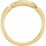 14K Yellow Stackable Bead Ring - 65240660001P photo 2